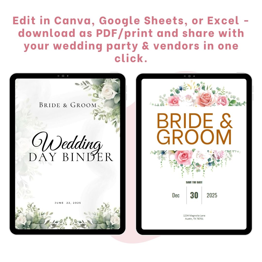 The Ultimate Wedding Planner Bundle