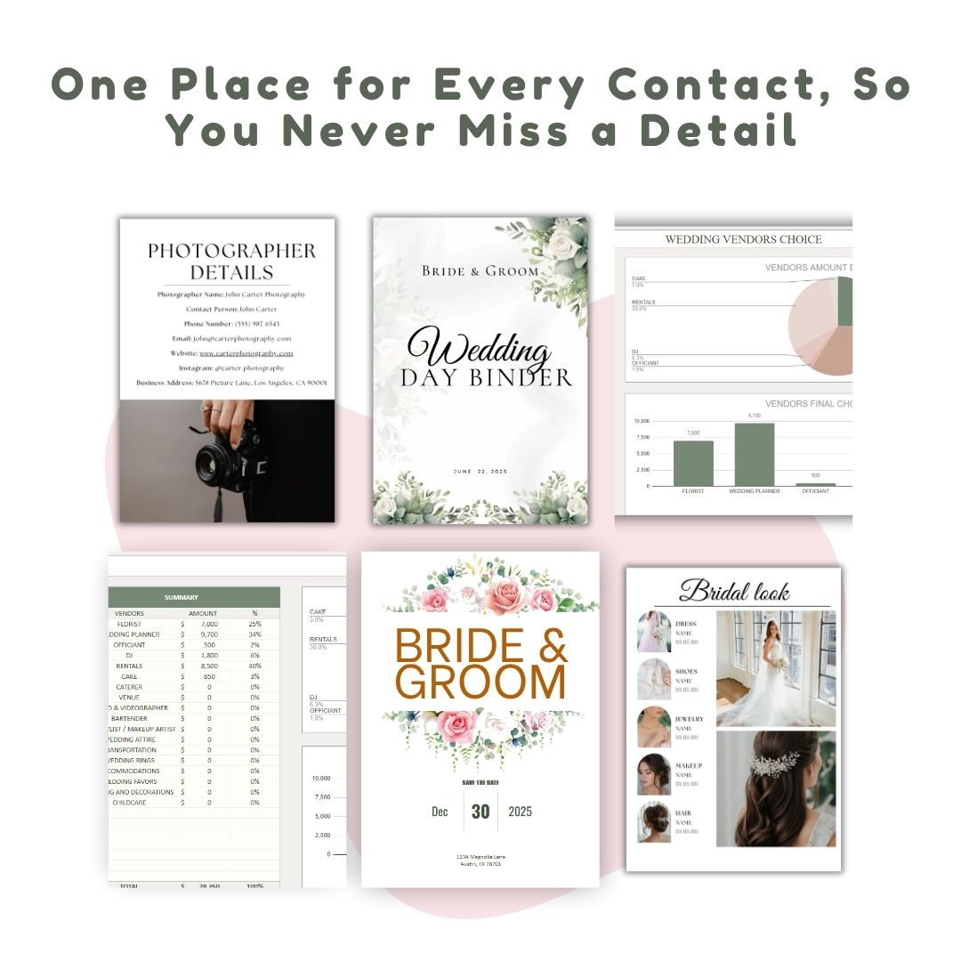 The Ultimate Wedding Planner Bundle