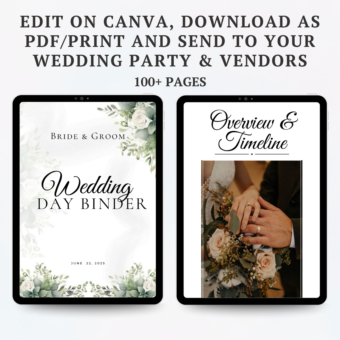 The Ultimate Wedding Day Binder