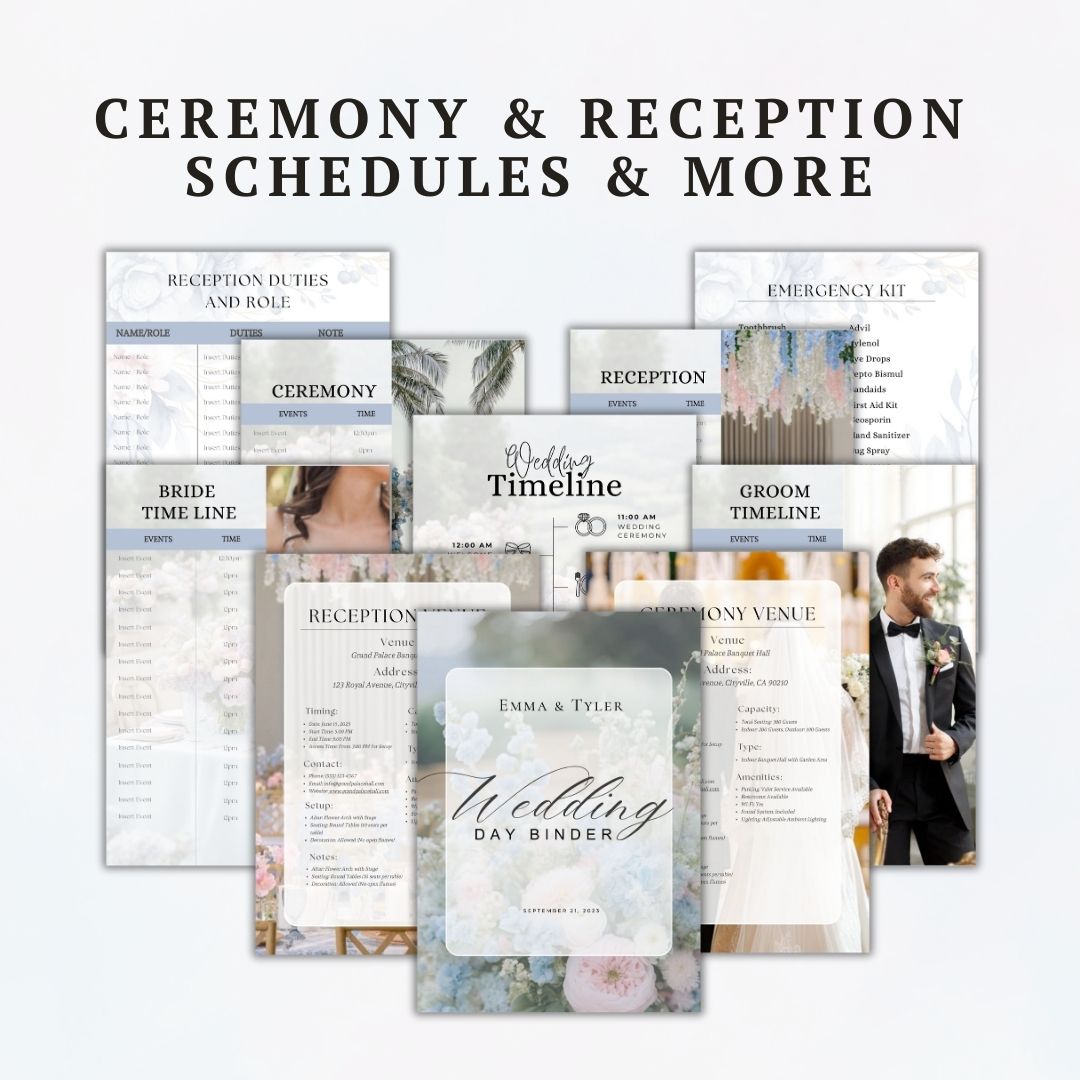 The Ultimate Wedding Day Binder