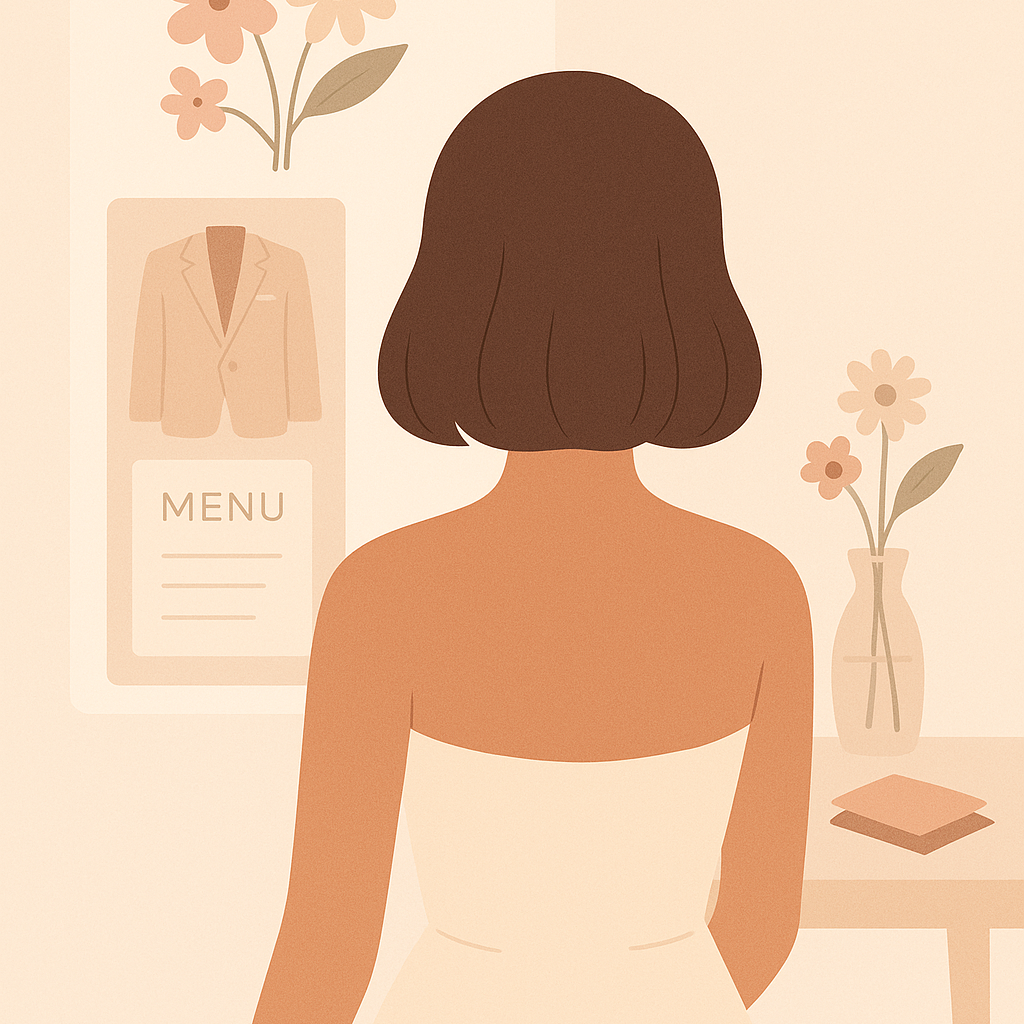 Inspiration: flowers, attire, menu, etc.