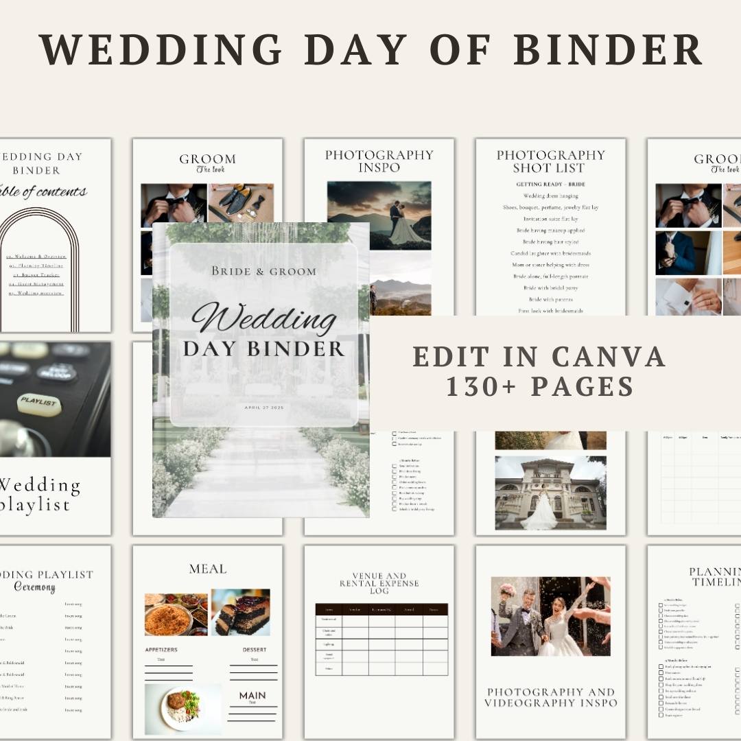 The Ultimate Wedding Day Binder
