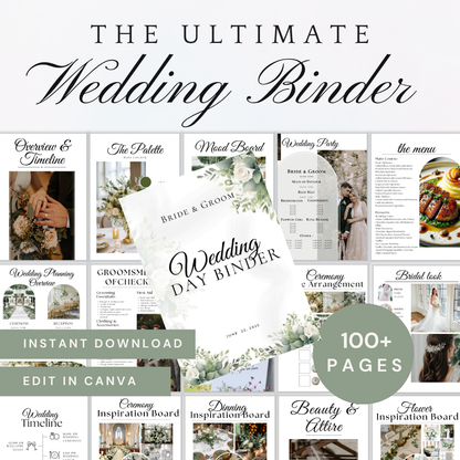 The Ultimate Wedding Day Binder