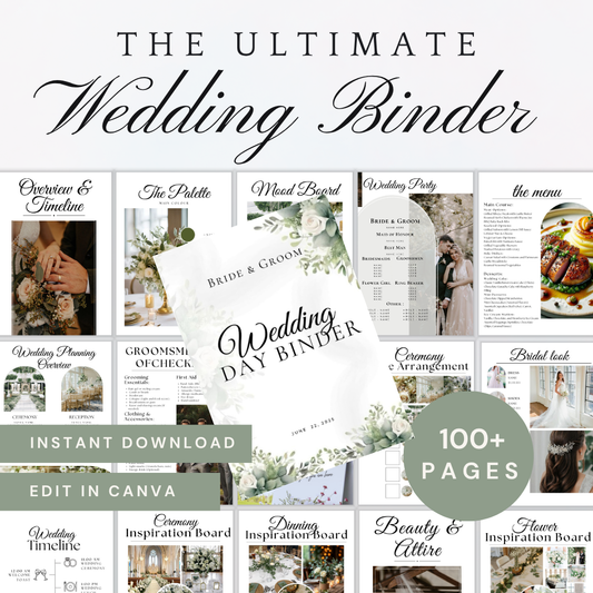 The Ultimate Wedding Day Binder
