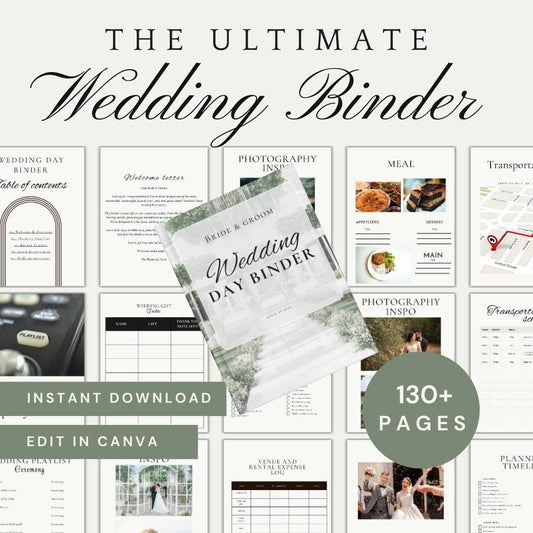 The Ultimate Wedding Day Binder
