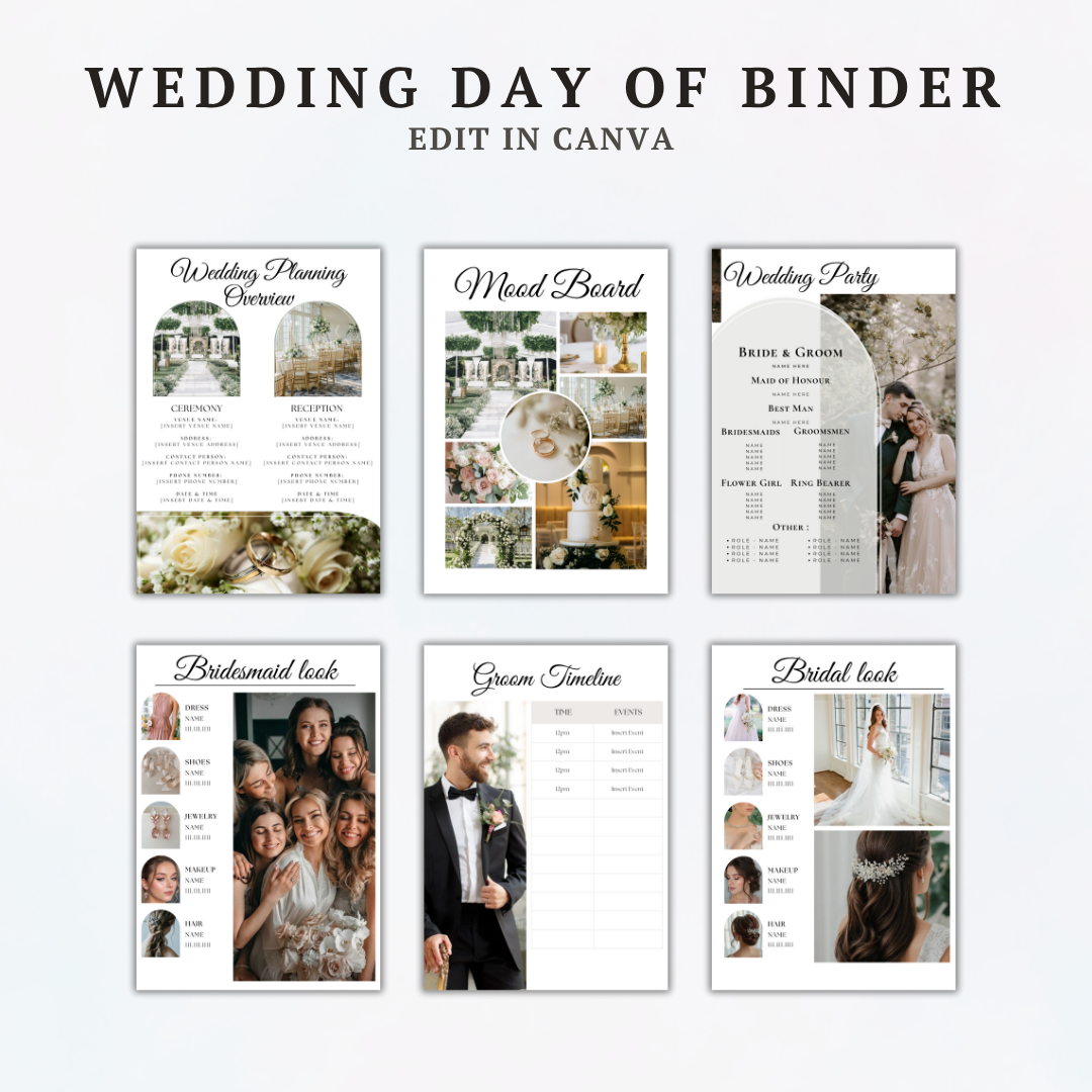 The Ultimate Wedding Day Binder