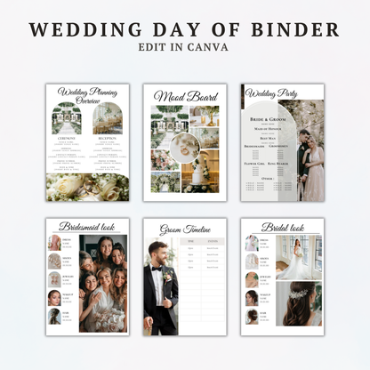 The Ultimate Wedding Day Binder