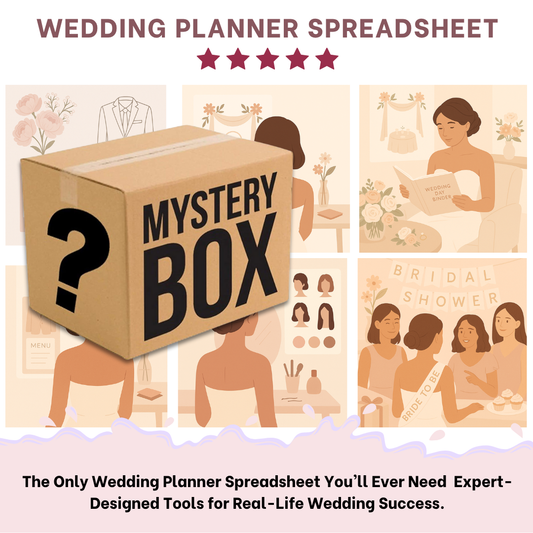 The Big Wedding Spreadsheet Mystery box