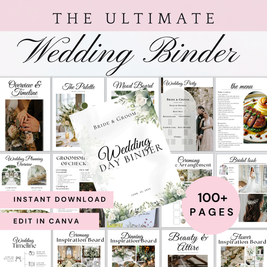 The Ultimate Wedding Day Binder